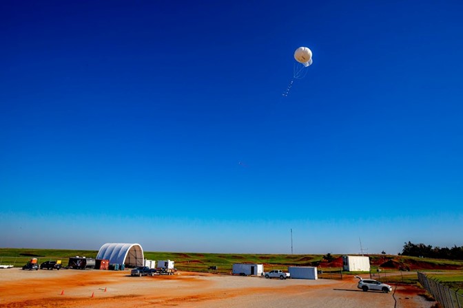 At the SGP in June 2024, several tethered balloon flights for Coty Jen’s main instrument took place at dusk and even in the dark of night. 